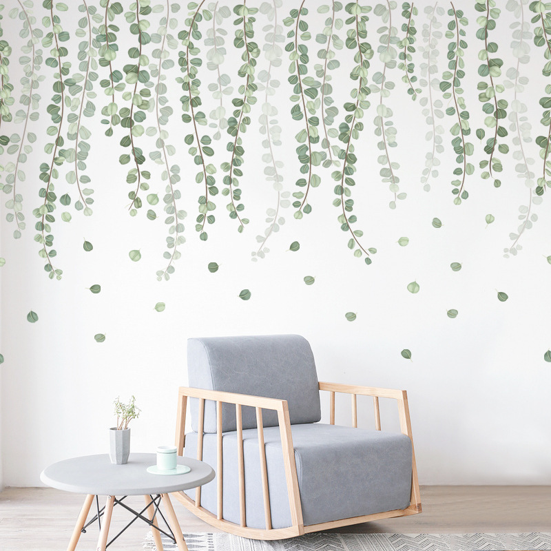 Home Cinema Wallpaper - Nordic Wand Aufkleber Grüne Reben Natur
