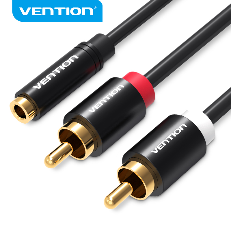 Home Cinema Amplifier - Vention 3,5-mm-Klinkenstecker auf 2RCA-Stecker Audio-Adapterkabel für