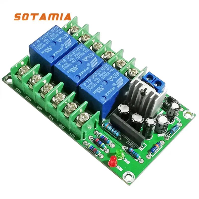 Home Cinema Amplifier - SOTAMIA 600W 2.1 Verstärker Lautsprecherschutz Audio-Board