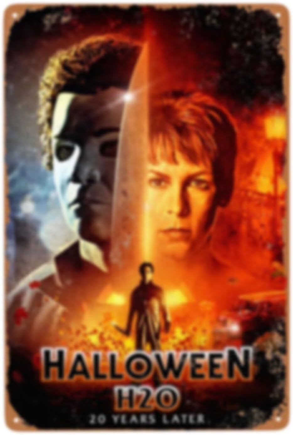 Home Cinema Movies - Vintage Film Blechschilder Halloween Film Poster