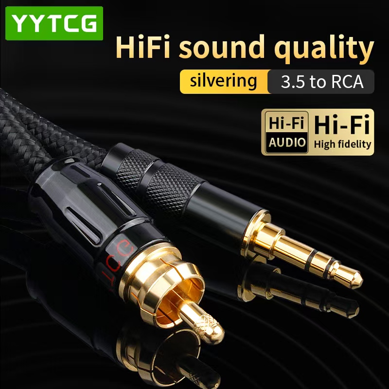 Home Cinema Amplifier - YYTCG SPDIF Koaxialkabel HIFI 3,5mm zu