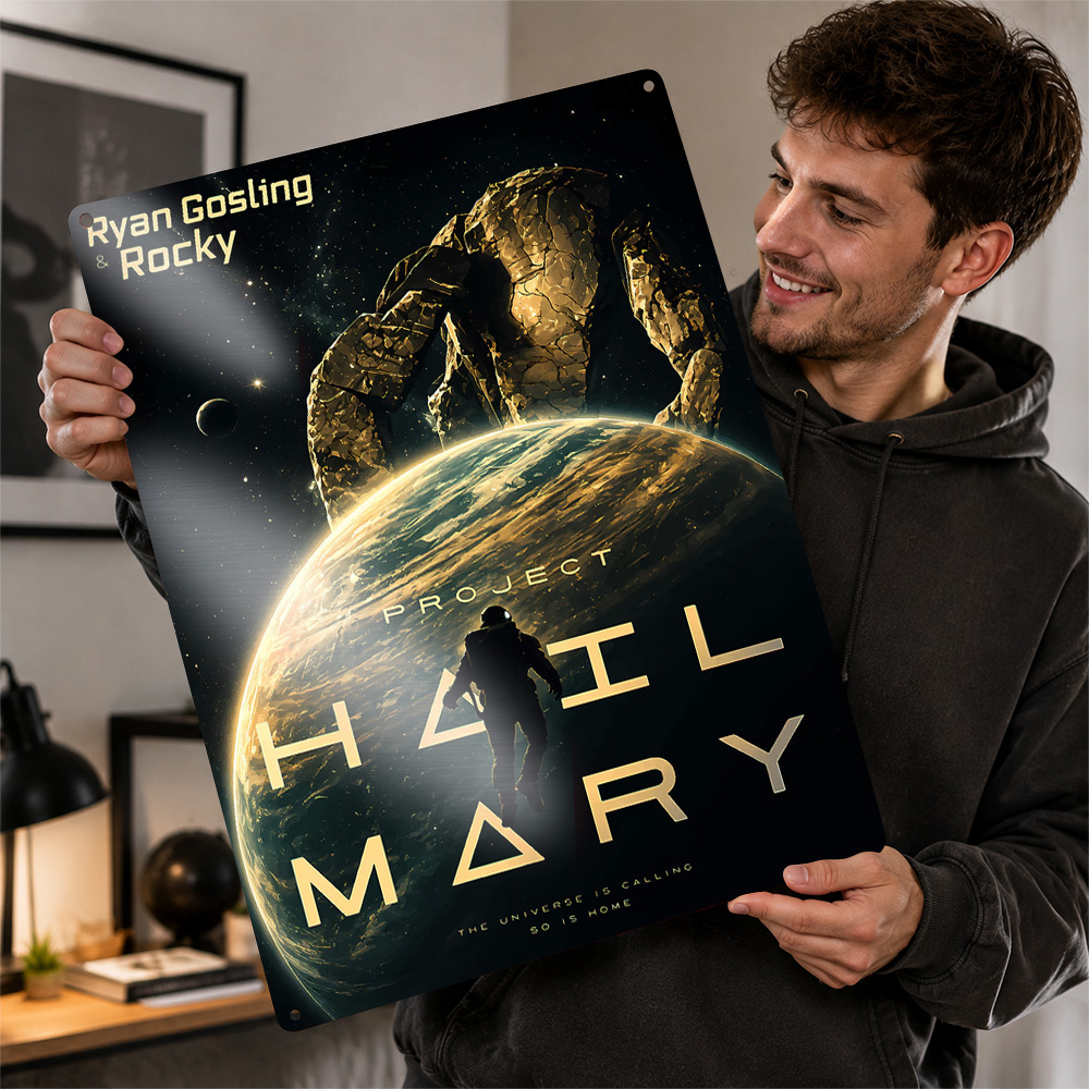 Home Cinema Movies - Projekt Hail Mary Filmplakat Kino-Wandkunst Personalisiertes