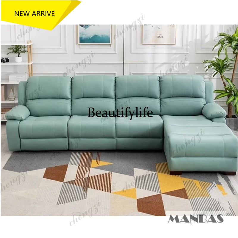 Home Cinema Couch - G153 Leder Manuelles Elektrisches Relaxsofa Theater