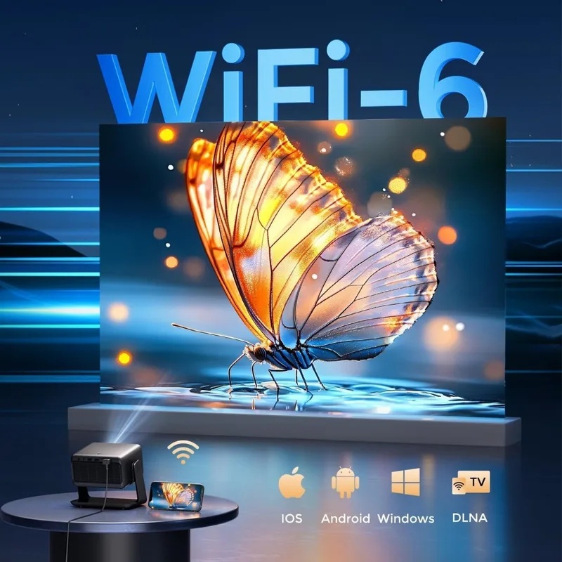 4K Videoprojektor mit WLAN und – Home Cinema Movies Bewertung und Preis