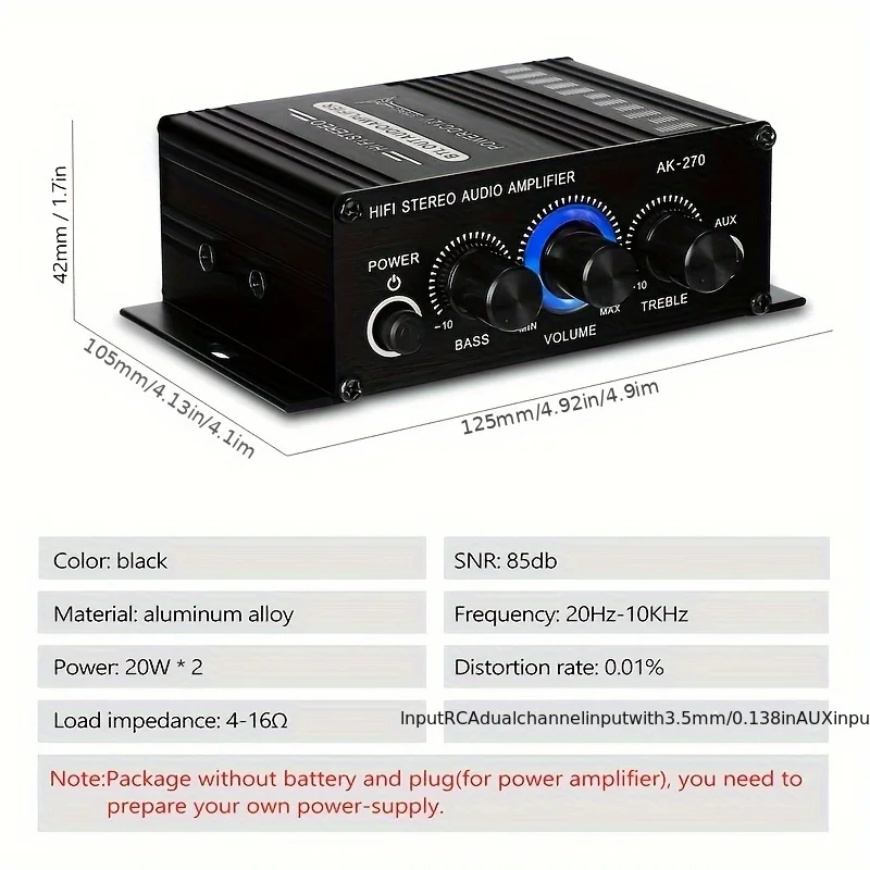 AK-270 HIFI-Verstärker Kanal 2 – Home Cinema Amplifier Bewertung und Preis