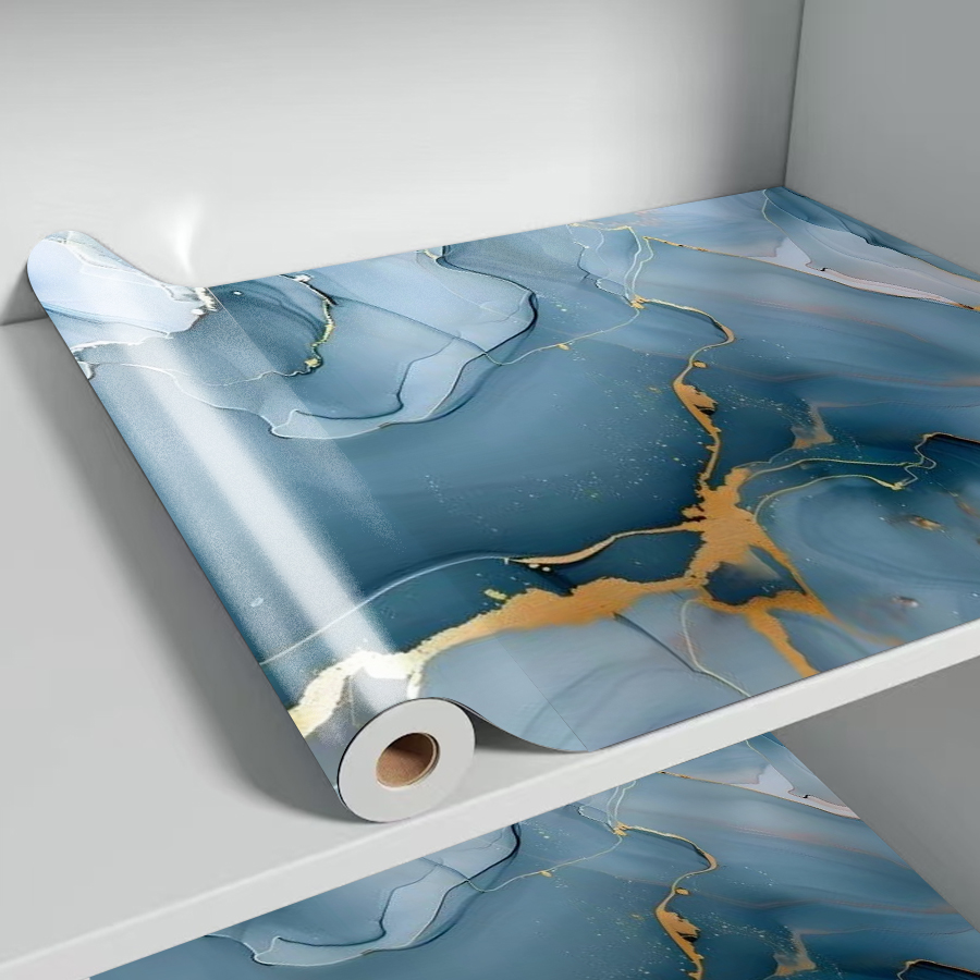 Blaue selbstklebende Tapete fü – Home Cinema Wallpaper Bewertung und Preis