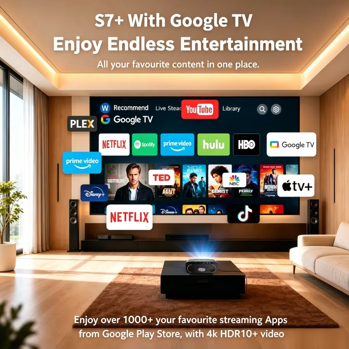 S7 4200ANSI Native 1080P 4K UH – Home Cinema Couch Bewertung und Preis