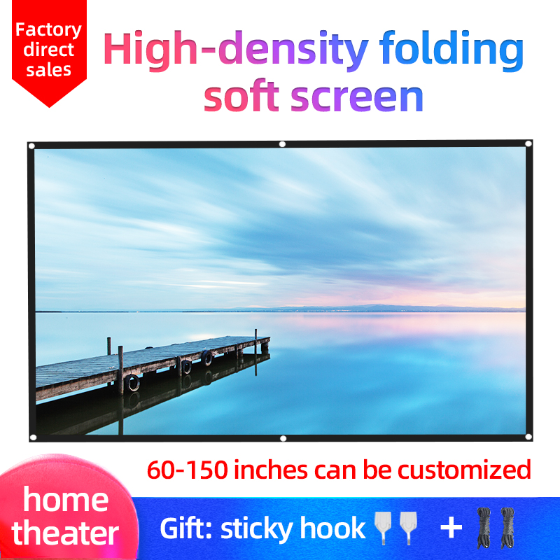 LEJIADA 4K Weichbildschirm, be – Home Cinema Portable Bewertung und Preis