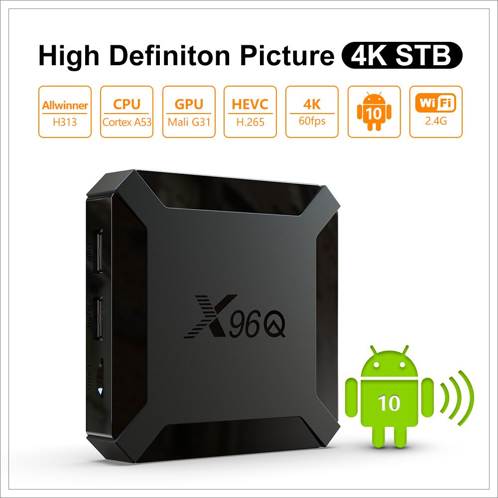 Original X96Q TV-Box Android10 – Home Cinema Quad Bewertung und Preis