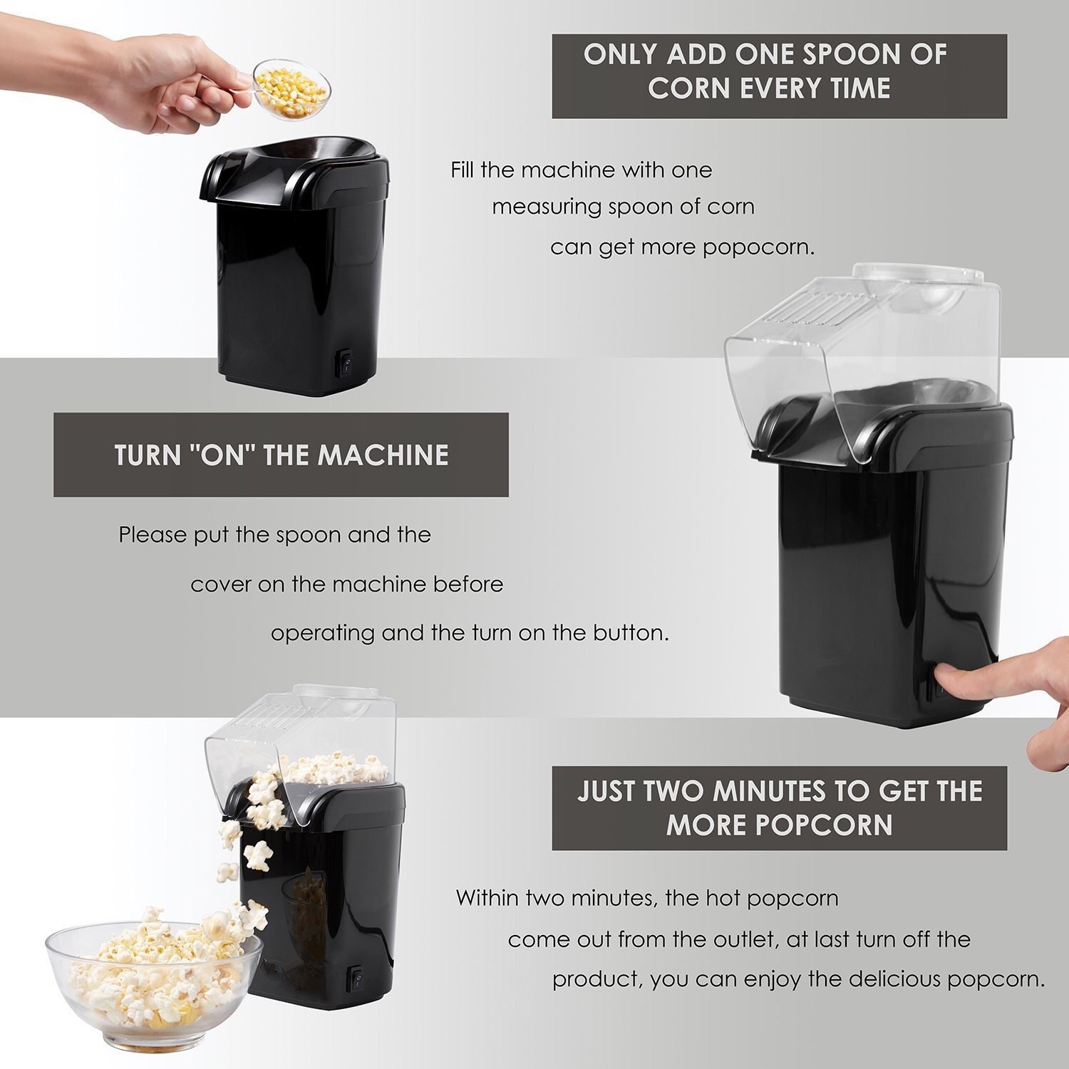Einfach zu Bedienende Kleine P – Popcorn Machine Home Bewertung und Preis