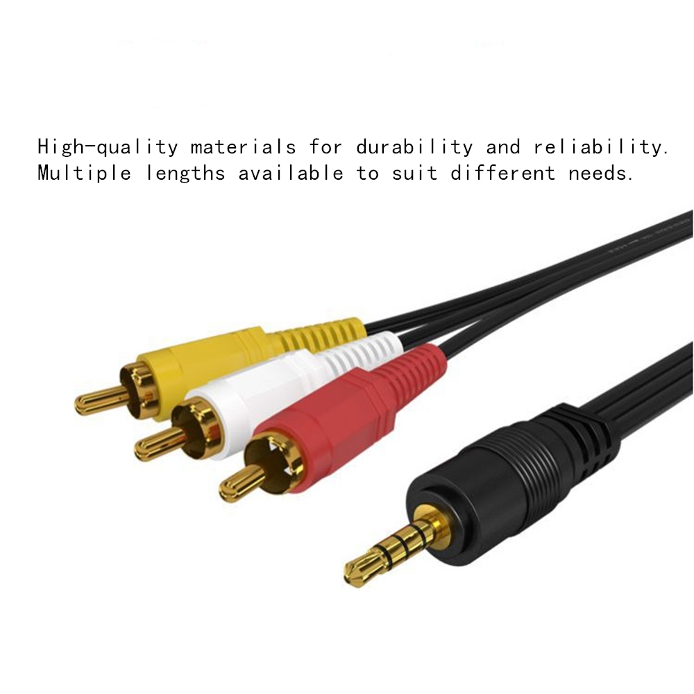 3,5 mm auf 3 Cinch-Audio-Video – Home Cinema Amplifier Bewertung und Preis