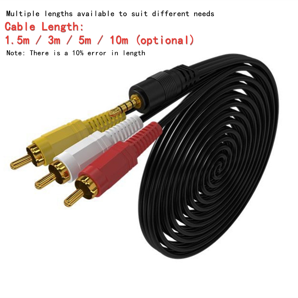 3,5 mm auf 3 Cinch-Audio-Video – Home Cinema Amplifier Bewertung und Preis