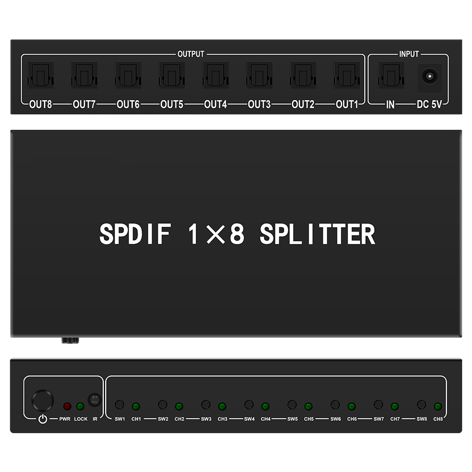Optischer Audio-Splitter, 1 in – Home Cinema Amplifier Bewertung und Preis