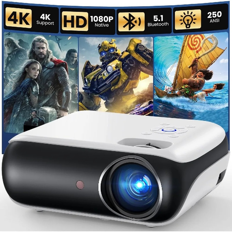 Neuester 4K-Projektor mit hohe – Home Cinema Movies Bewertung und Preis