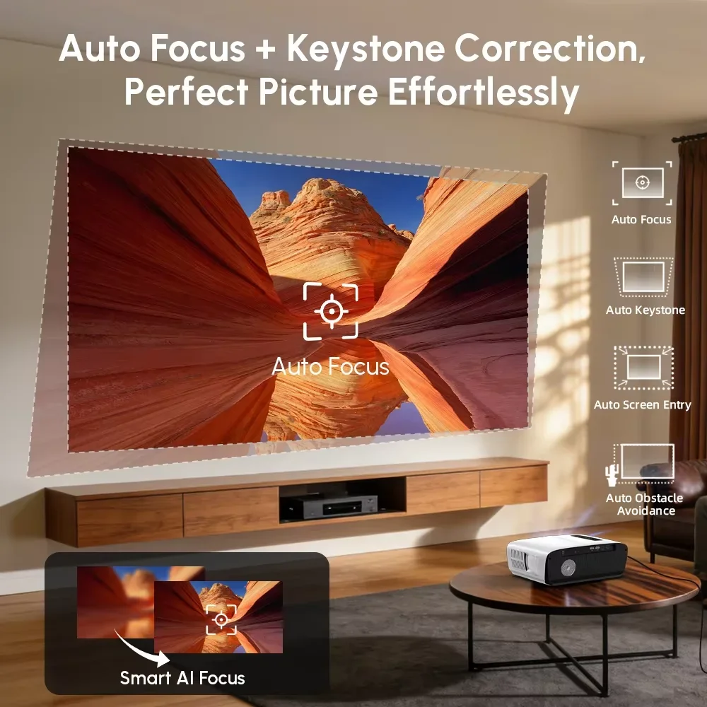 Neuer A9S 4K 4000ANSI Projekto – Home Cinema Portable Bewertung und Preis